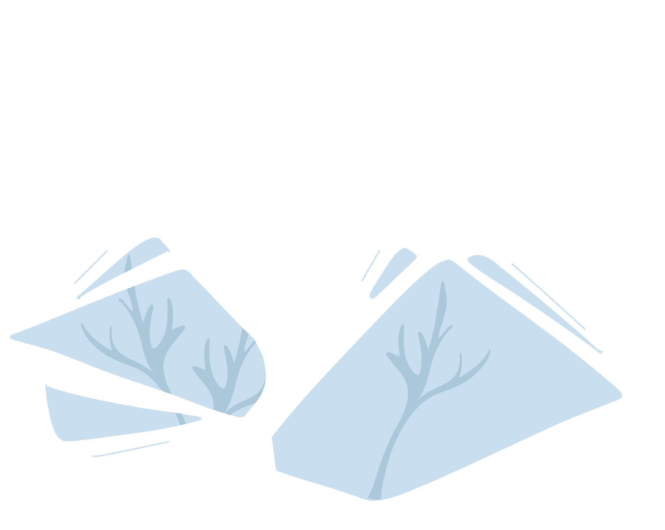 illustration - Hintergrund mit Bäumen hellblau